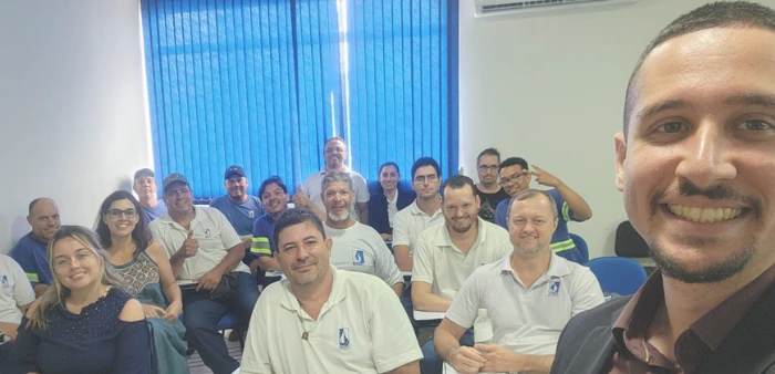 Murilo em treinamento